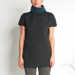 Marie Saint Pierre Reno Grey Speckled Neoprene Top